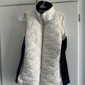 White Calvin Klein Puffer Vest